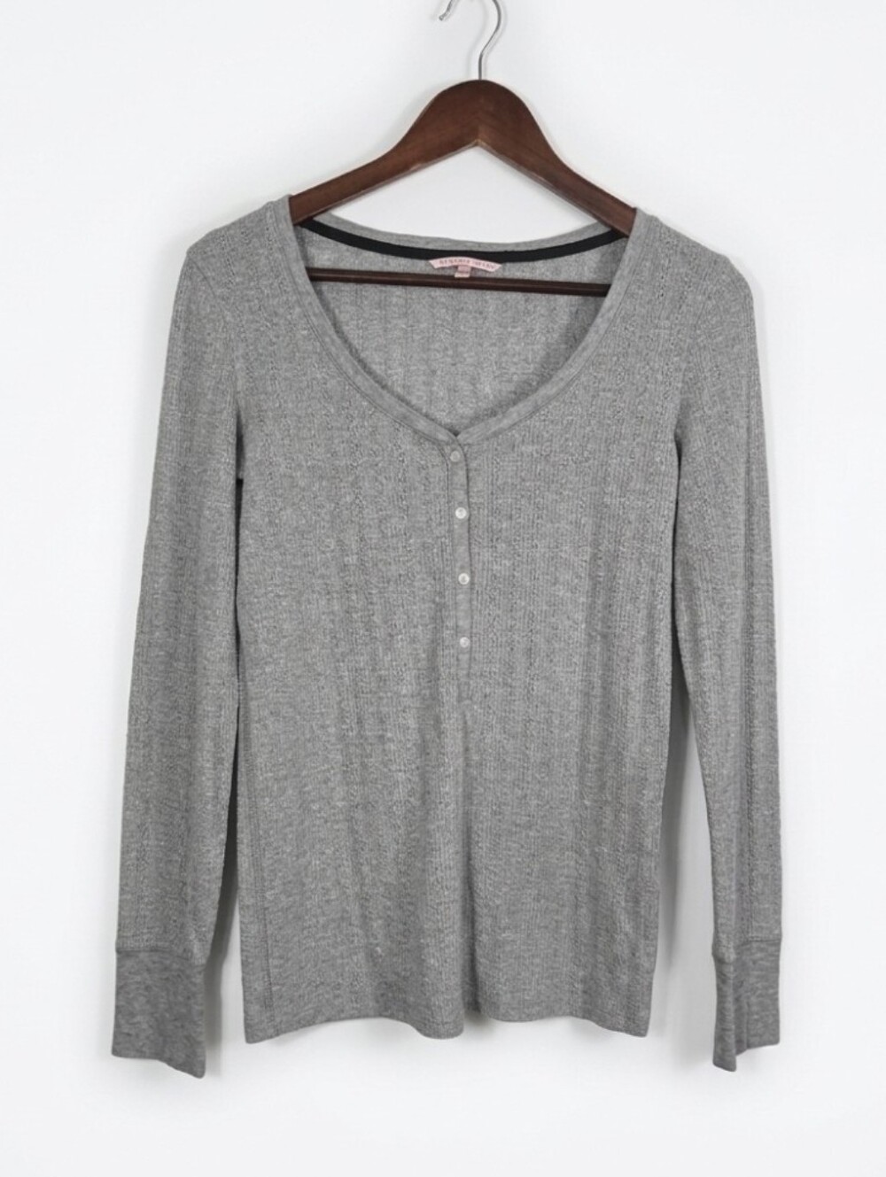 Victoria's Secret long sleeve gray with metallic top